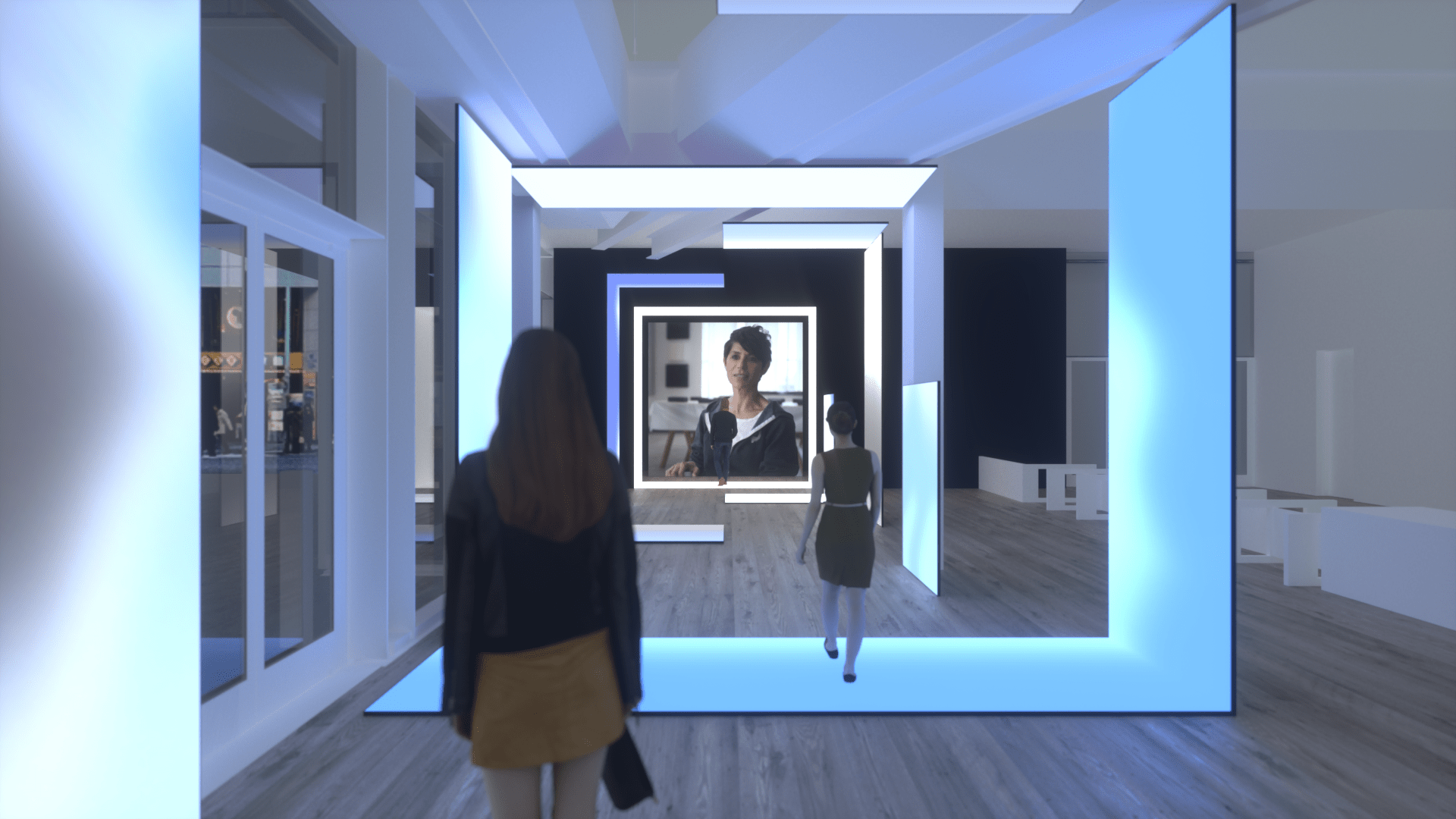 Zoom concept architectural view, alternate