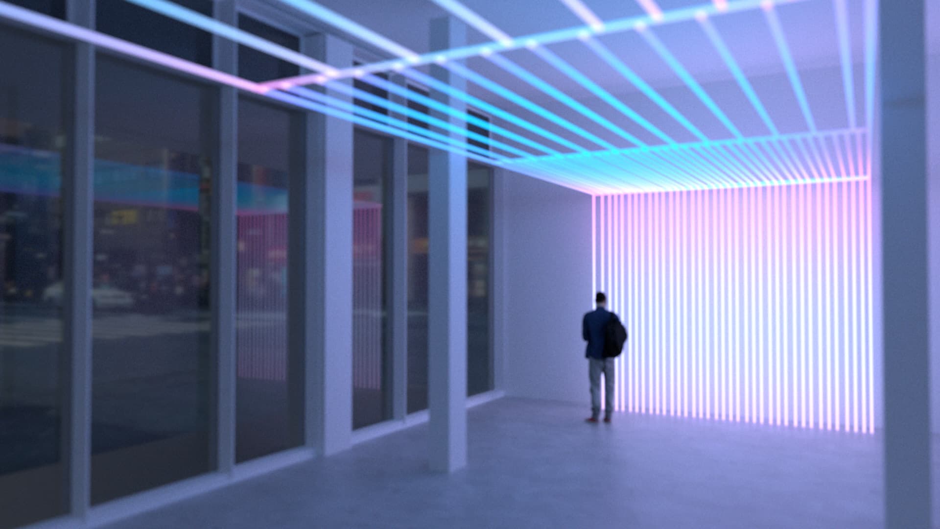 LED tubes detail