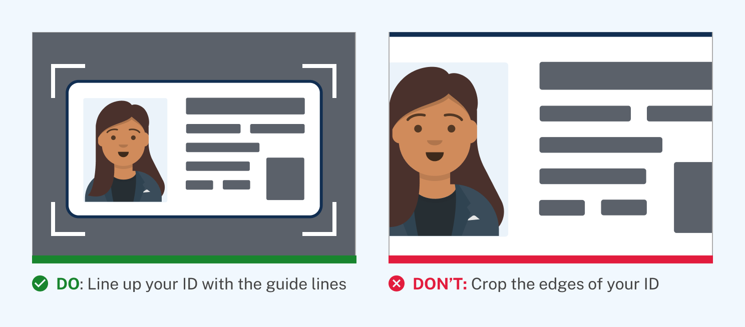 Do and don't ID photo examples